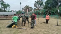 Jelang Penutupan TMMD ke-129, Satgas dan Warga Matangkan Persiapan Upacara