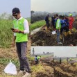 Ketua FOWLER Pelalawan Turun ke Lokasi Karhutla, Bantu Petugas Damkar Padamkan Api