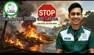 Asap Kebakaran Hutan dan Lahan Mulai Selimuti Pelalawan, Fowler Pelalawan Imbau Masyarakat Waspada Berbagai Penyakit Pernapasan