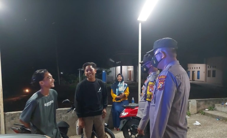 Ciptakan Kondisi, Polsek Kerumutan Laksanakan Patroli KRYD