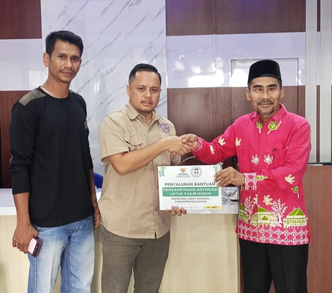 Komnas PA Pelalawan Terima Bantuan Baznas untuk Pendampingan Hukum Anak Kurang Mampu