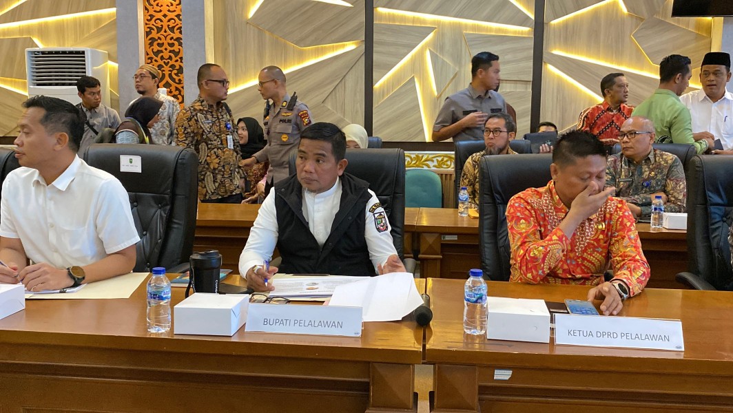 Bupati Pelalawan Hadiri Pertemuan BAM DPR RI Terkait Perlindungan Hak Hidup Masyarakat Sekitar TNTN