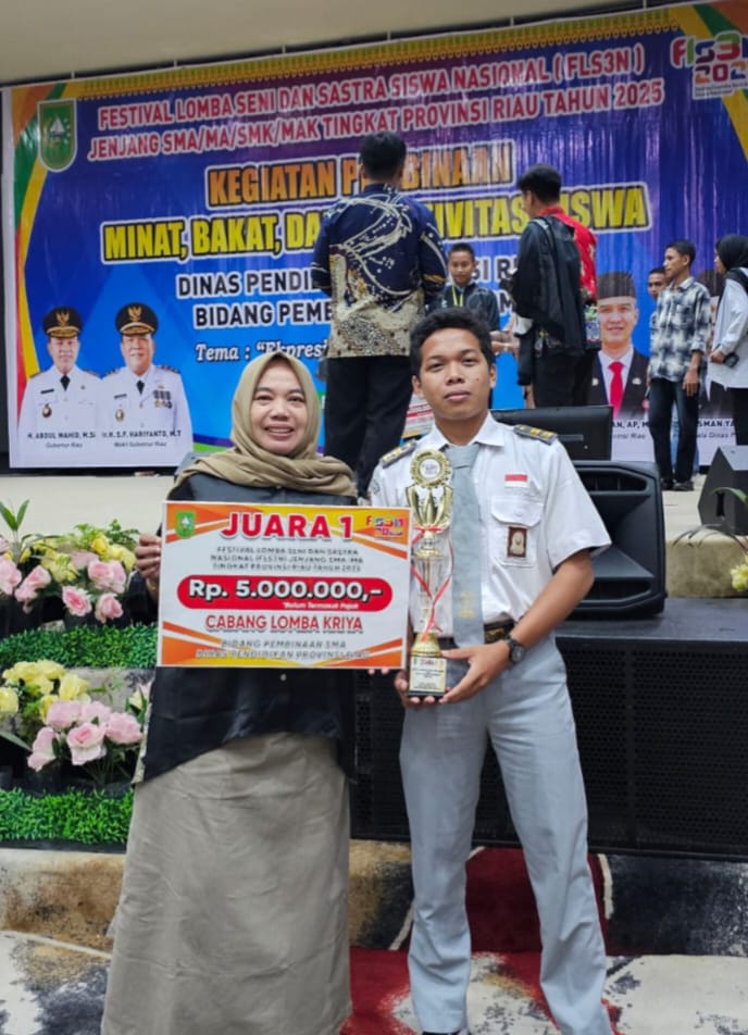 Anak Berprestasi SMAN 2 Pangkalan Kerinci Jadi Langganan FLS2N Nasional Setiap Tahun