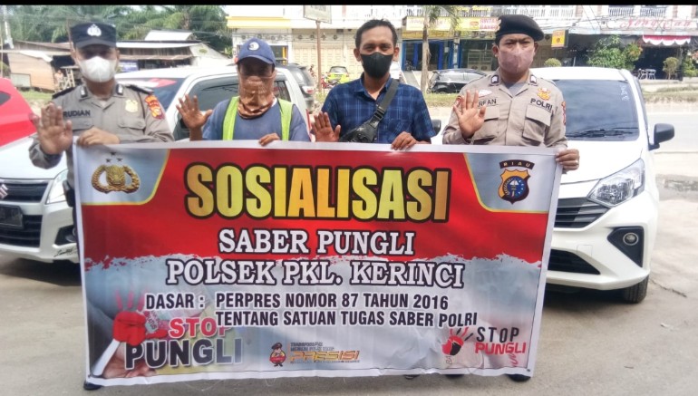 Mengantisipasi Praktek Pungli, Polsek Pangkalan Kerinci Terus Lakukan Ini