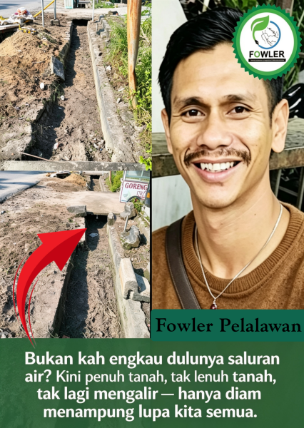 Opini:Tanah Kalahkan Air di Dalam Drainase
