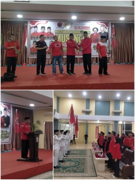 H.Zukri Buka Muscancab PDI Kepulauan Meranti Ajak Kader Ikhlas Berpartai, Ajak Tanam Pokok Aren Semua Kader Partai Gratis.