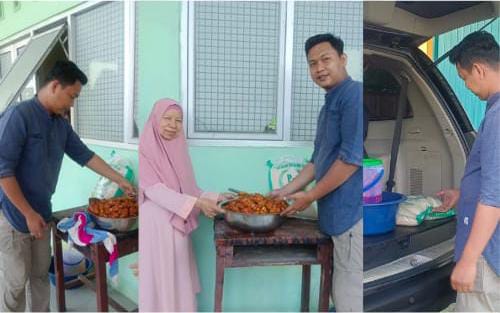 Kepala Desa Punggung Ladiang Berbagi Kebahagiaan, Serahkan Hidangan untuk Panti Asuhan Aisyah Pariaman