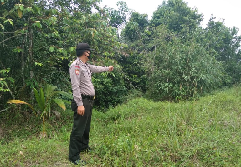 Patroli Pemantauan di Lokasi Rawan, Polsek Bunut Lakukan Pencegahan Karhutla