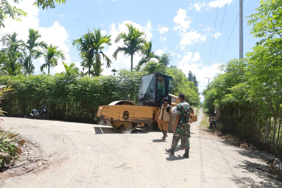Jalan Diperlebar dan Diperkeras, Progres TMMD 129 Capai 93 Persen