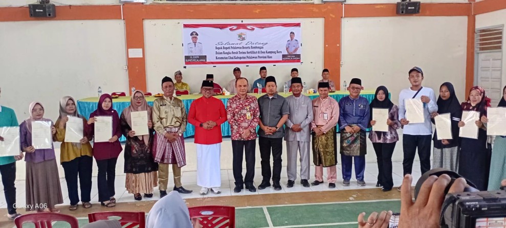 Bupati Zukri: Sertifikat Tanah Harus Jadi Modal Produktif untuk Sejahterakan Keluarga