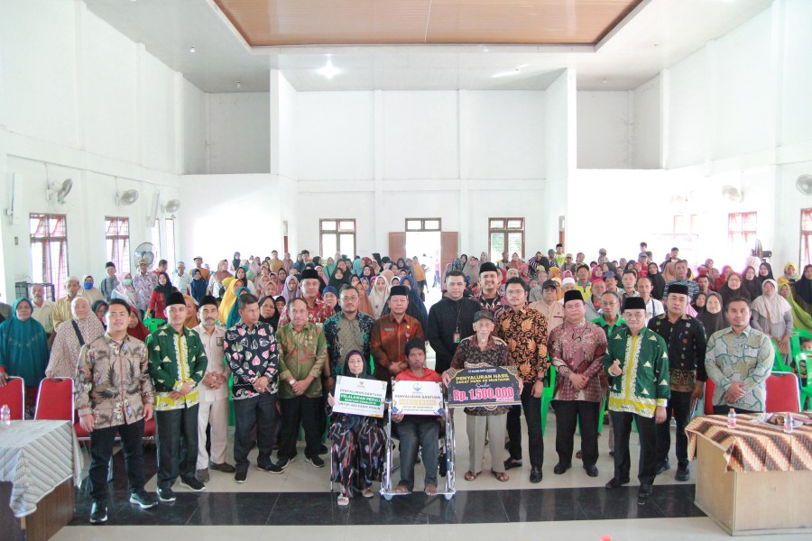 Raup Keuntungan 600 Juta lebih, Z-Park Serahkan Kepada 400 Orang Fakir Miskin