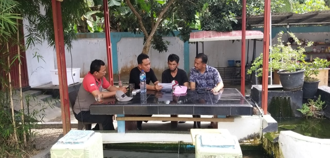 Unit Intelkam Polsek Pangkalan Kuras Monitoring di SPBU