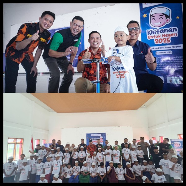 SAPMA Pemuda Pancasila  Kabupaten Pelalawan adakan khitanan masal.