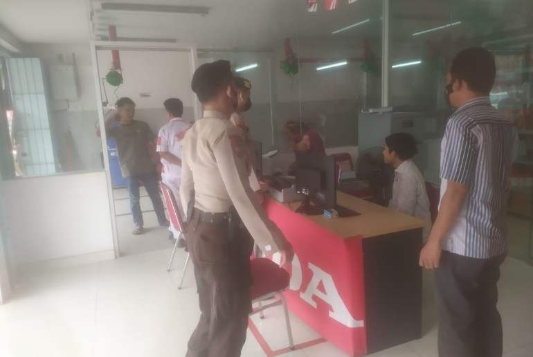 Aipda Dwi Purwanto Pimpin Patroli Cegah C3 Polsek Pangkalan Kerinci