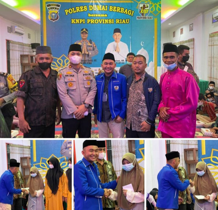 Safari Ramadhan Ketua KNPI Riau Fuad Santoso Bersama Polres Dumai