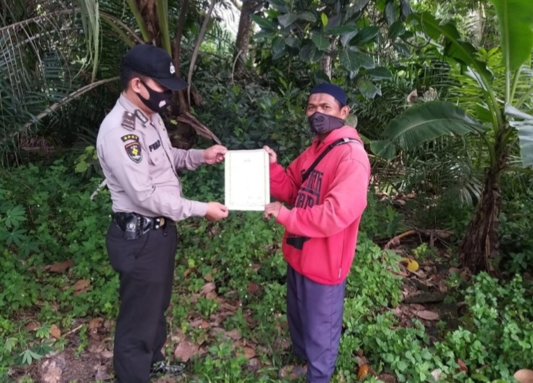 Polsek Bandar Sei Kijang Kembali Lakukan Ini Cegah Kebakaran Hutan dan Lahan