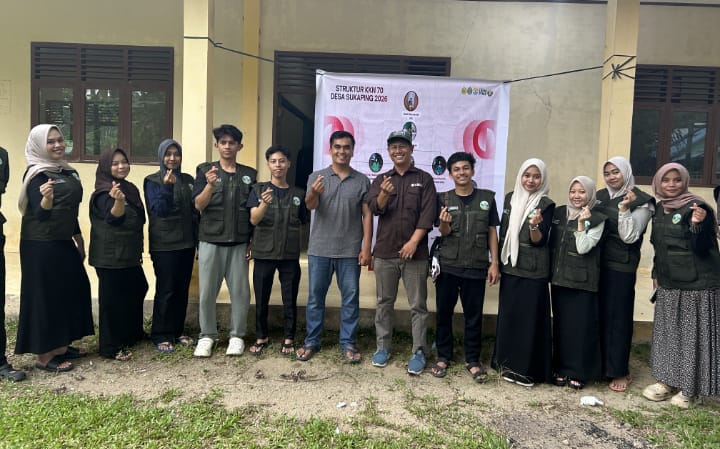 Disambut Pemerintah Kecamatan Pangean, Kelompok 70 Siap Mengabdi di Desa Sukaping