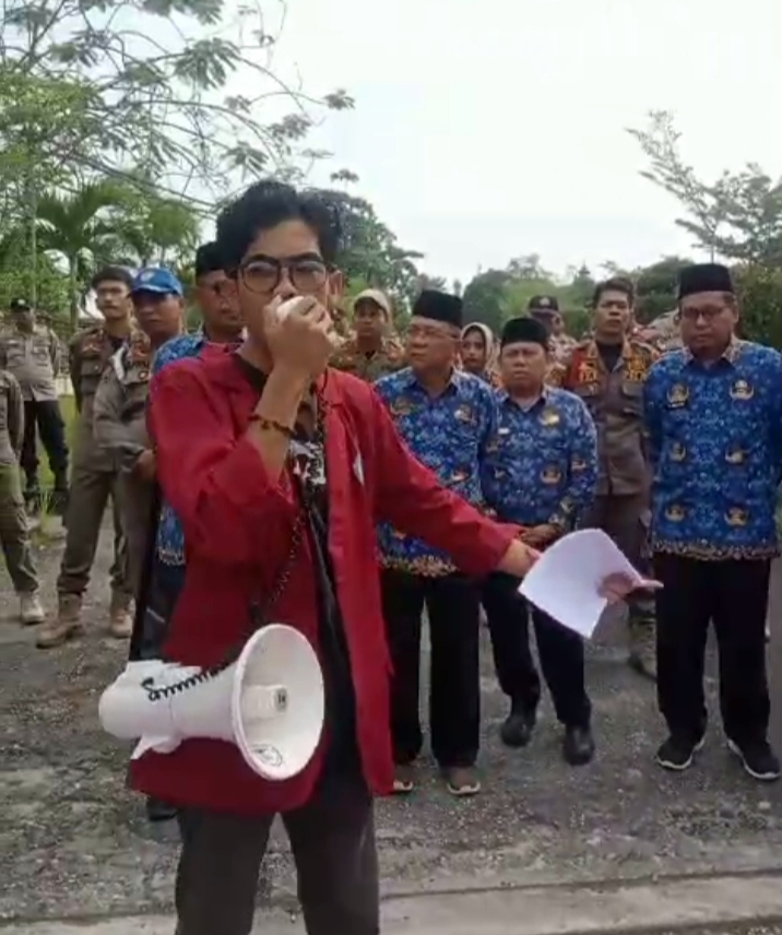 BEM ITP21 Gelar Demo, Tuntut Janji Bupati Pelalawan Soal Pembangunan Gedung Kampus