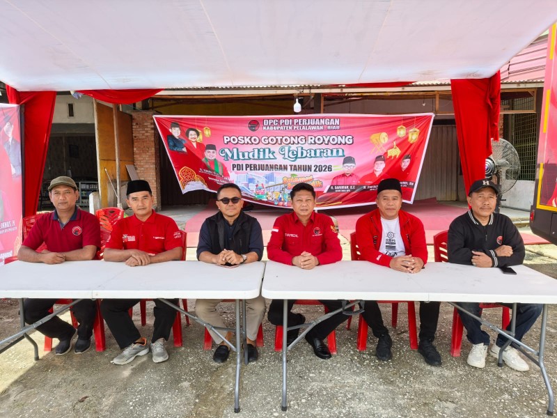 PDIP Pelalawan Buka Posko Mudik 2026, Berikan Pelayanan Aman dan Nyaman