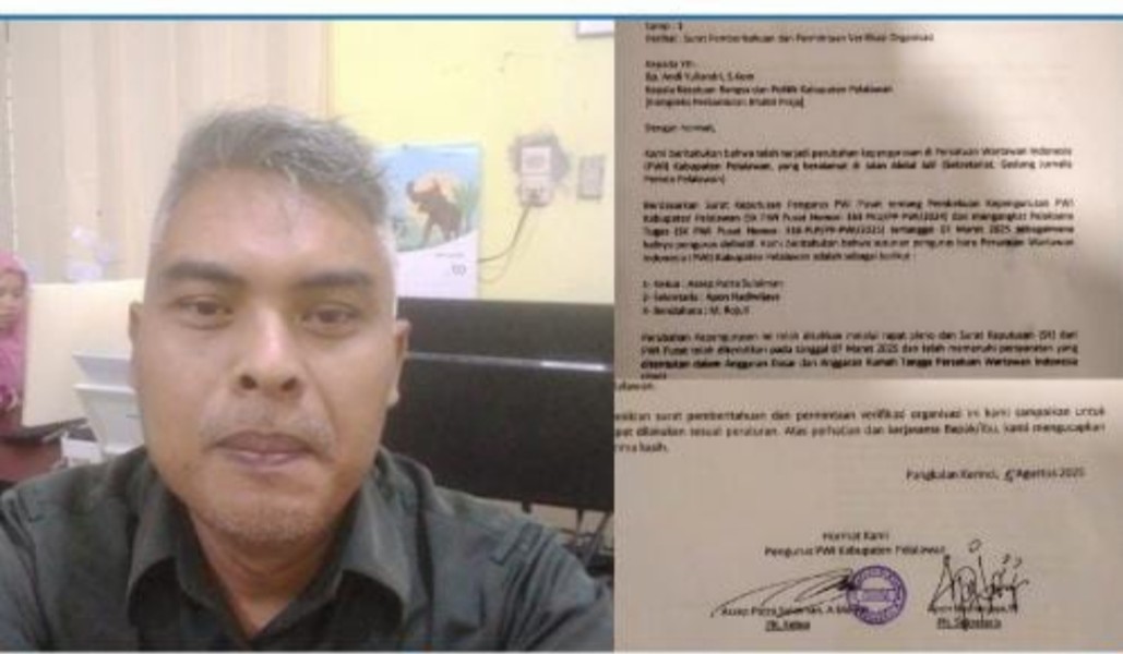 Pengurus PWI Pelalawan, Plt. Ketua, Assep Putra Sulaiman, A.Md Par