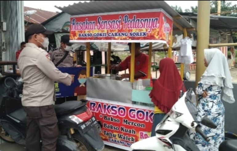 Polsek Bunut Gelar Operasi Yustisi Terhadap Masyarakat Kelurahan Pangkalan Bunut