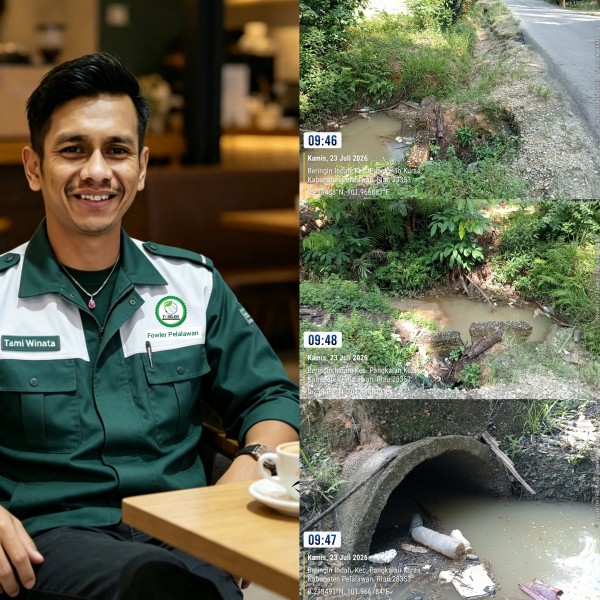 FOWLER PELALAWAN:Demi Keselamatan Bersama,Bahu Jalan Dan Gorong-gorong Perlu Di Perbaiki