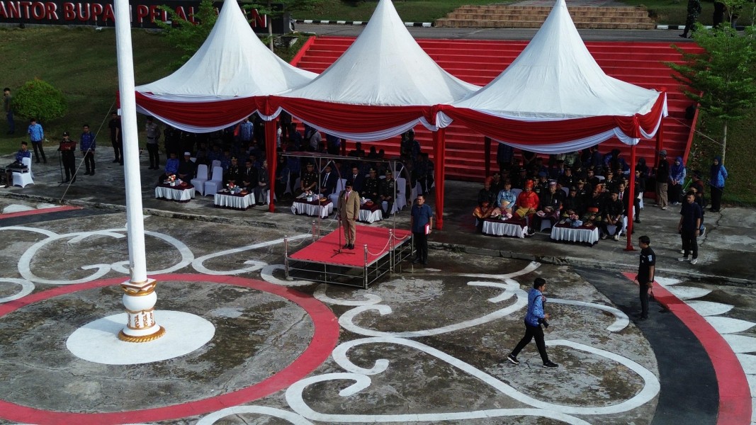 Bupati Pelalawan Pimpin Upacara Peringatan Hari Pahlawan Tahun 2025