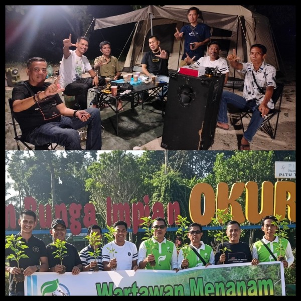 FOWLER Hijaukan Okura! Jurnalis Peduli Lingkungan Turun Langsung Lakukan Penanaman Pohon”