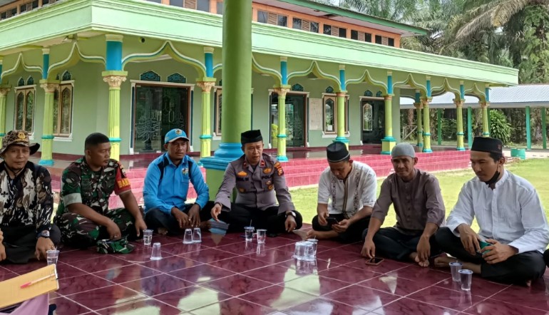 Penceramah UAS, Kapolsek Kerumutan Hadiri Rapat Persiapan