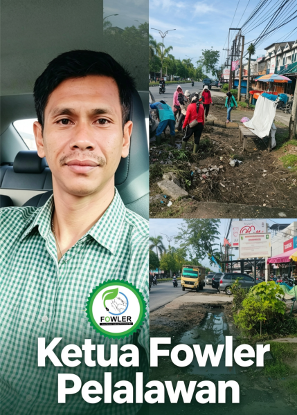Di Tengah Semangat Petugas DLH, Ketua FOWLER Pelalawan Soroti Drainase Sudah Tertutup Tanah