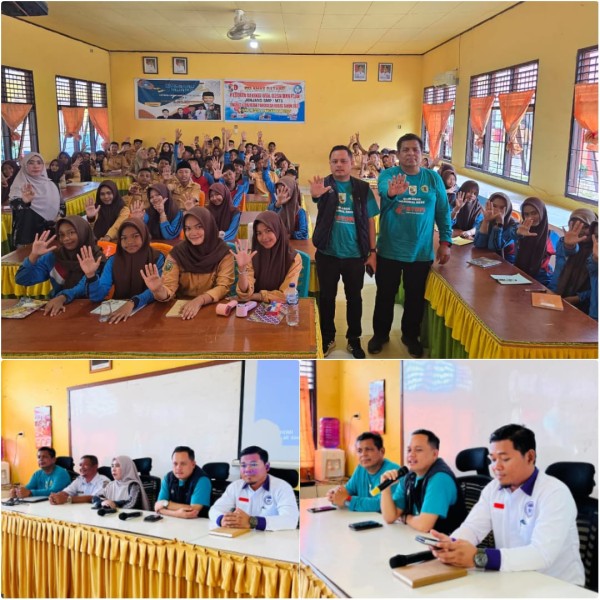 Stop Kekerasan Seksual dan Bullying! DP3AP2KB Bersama Komnas PA Pelalawan Turun ke Sekolah