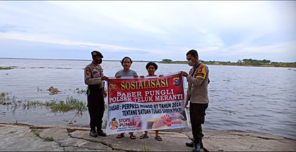 Berdasarkan Perpres Nomor 87 Tahun 2016, Polsek Teluk Meranti Sosialisasikan Pungli